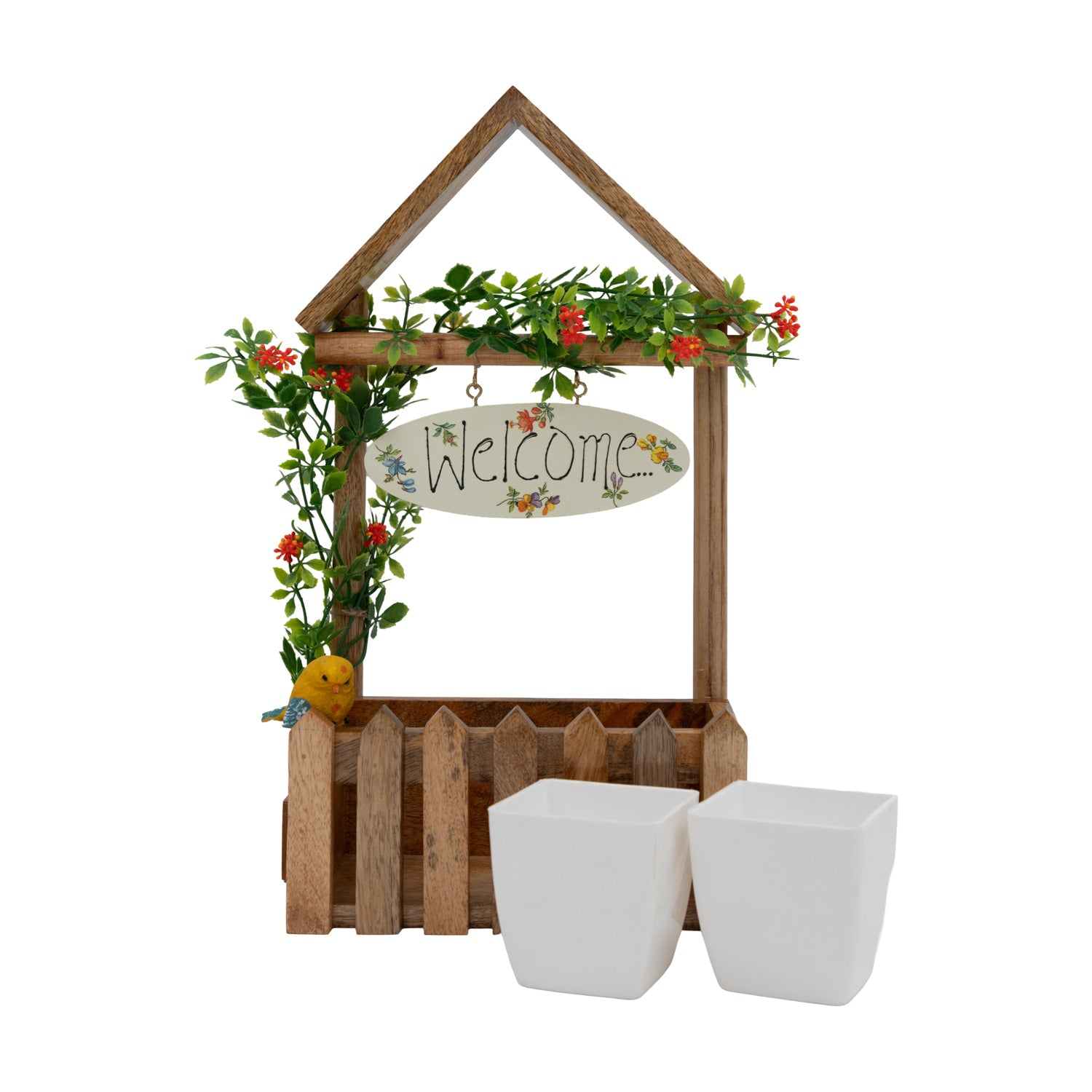 Hut Welcome Planter