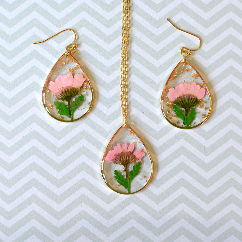 Intoxicating Autumn Necklace Earring Set