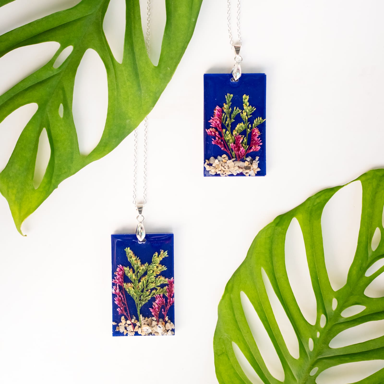 Morning Bloom Real Dried Flower Necklace