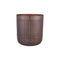 Copper Striped Metal Pot with Stand