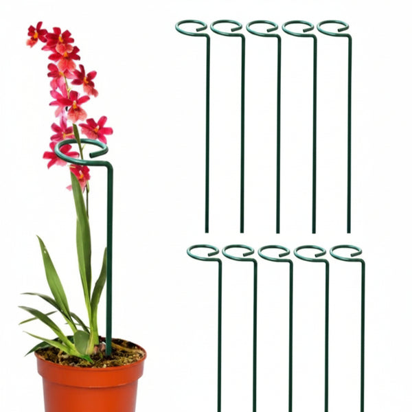 PVC Coated Plant Support Metal Garden Stakes | myBageecha