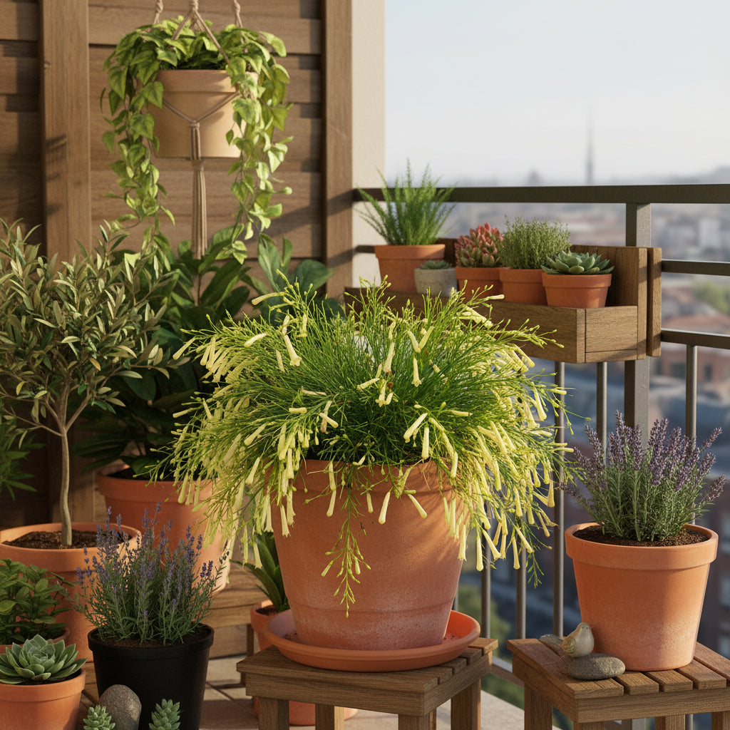Russelia equisetiformis 'Aurea' in Balcony -myBageecha