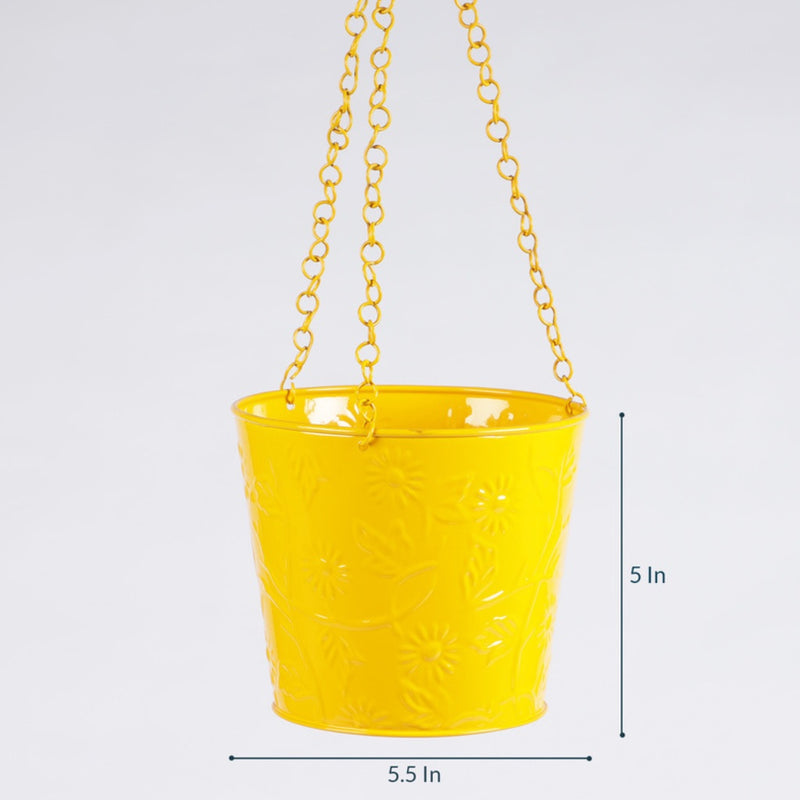Set of Five Metal Hanging Bucket myBageecha