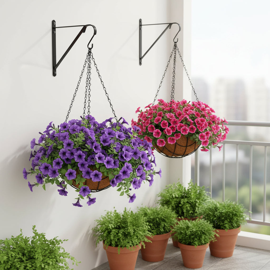 Set of 2 Coir Hanging Basket- myBageecha