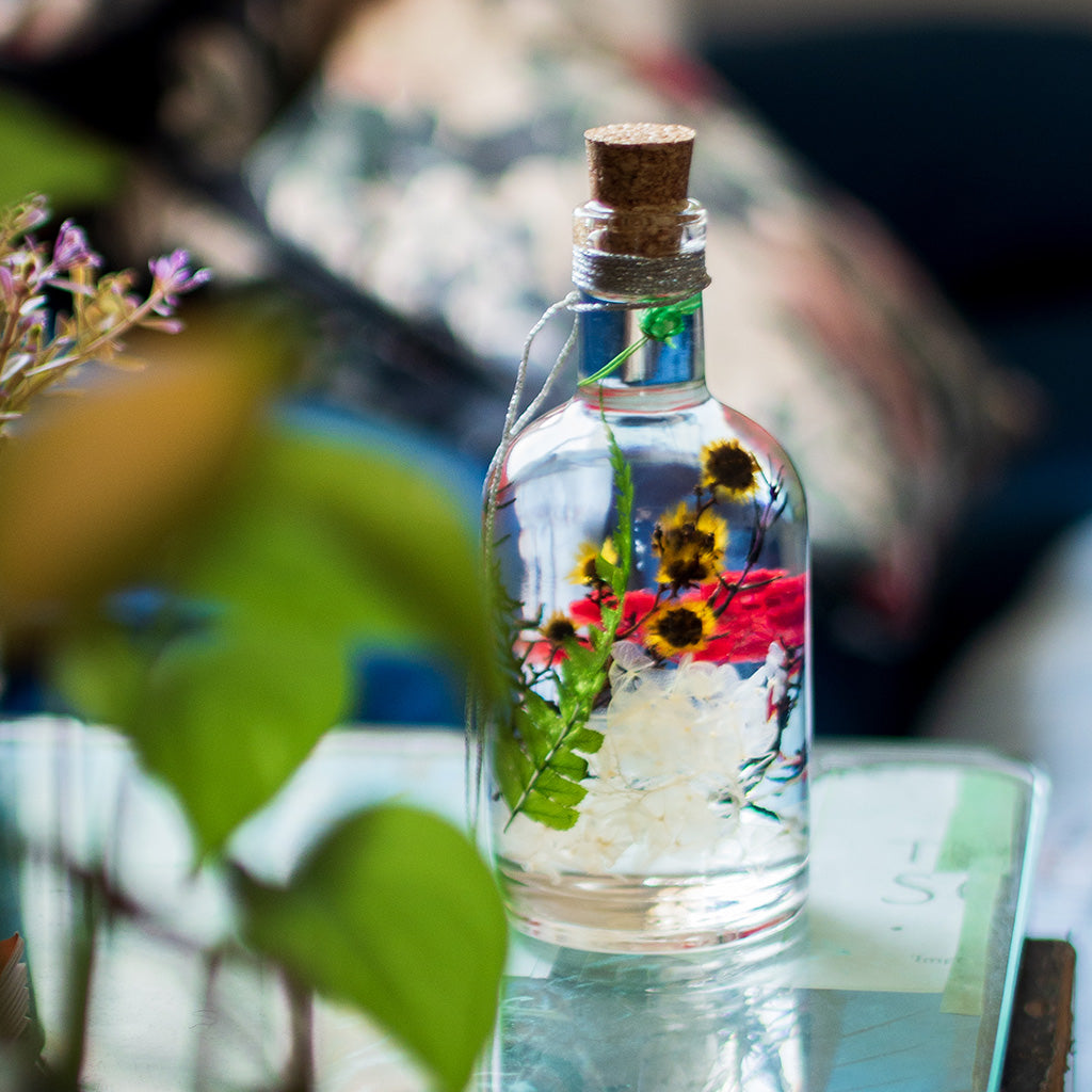 Touch of Sun Preserved Flower Tabletop