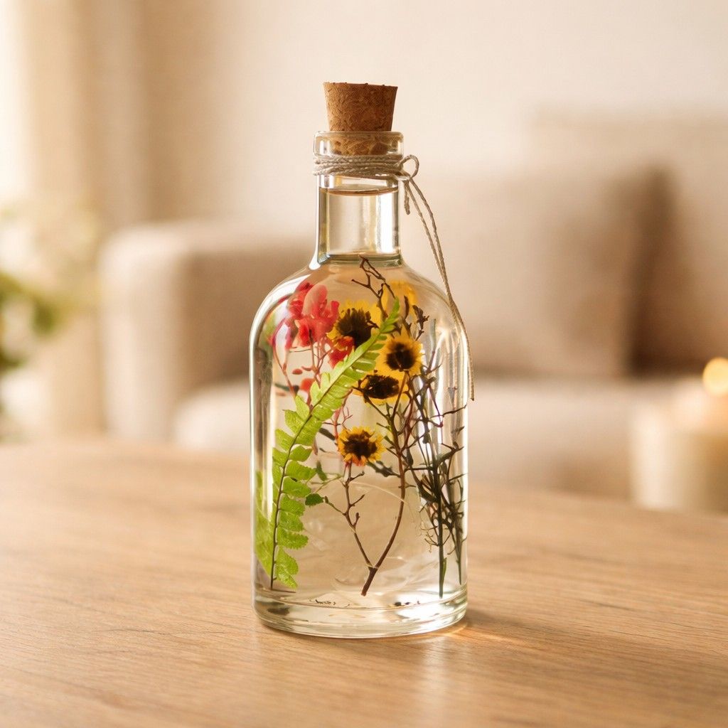 Close-up of Touch of Sun Preserved Flower Tabletop by myBageecha – sunny yellow preserved blooms.