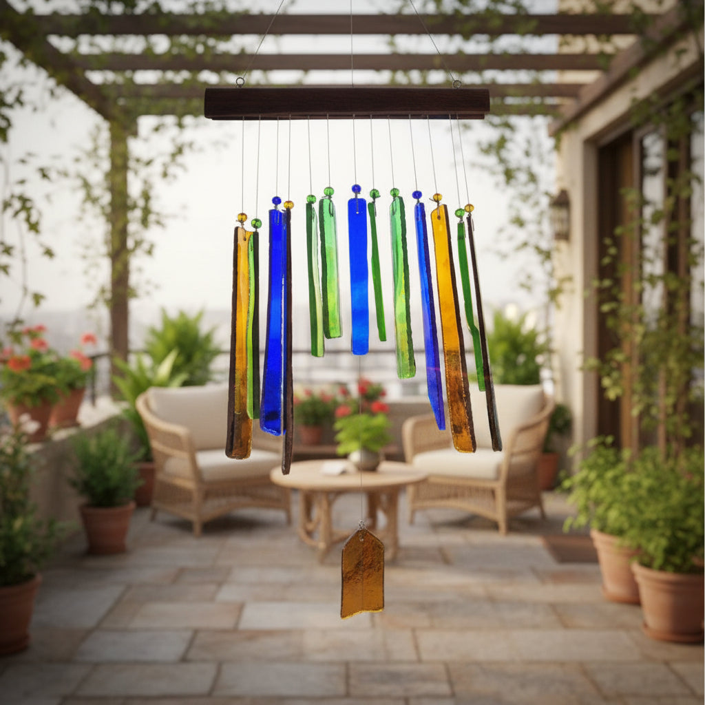 Upcycled Wine Strip WindChime - myBageecha