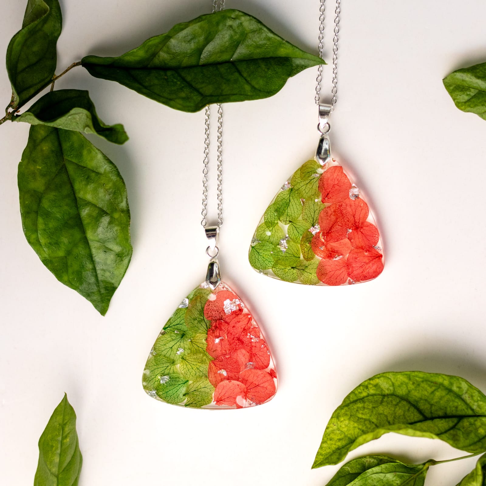 Floral Galaxy Real Dried Flower Necklace