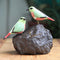 Exotic Firetailed Myzornis Stone Base Table Tops