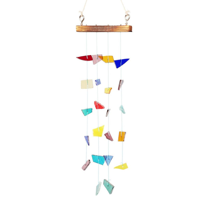 Stained Glass Windchime - Rainbow