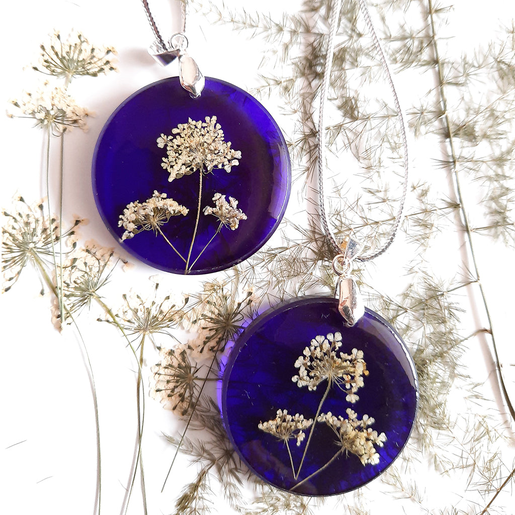 Birth month flower necklace, unique gift for her Birthday, pressed flo –  FeiMeiPresents