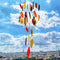 Autumn leaf Stained Glass windchime