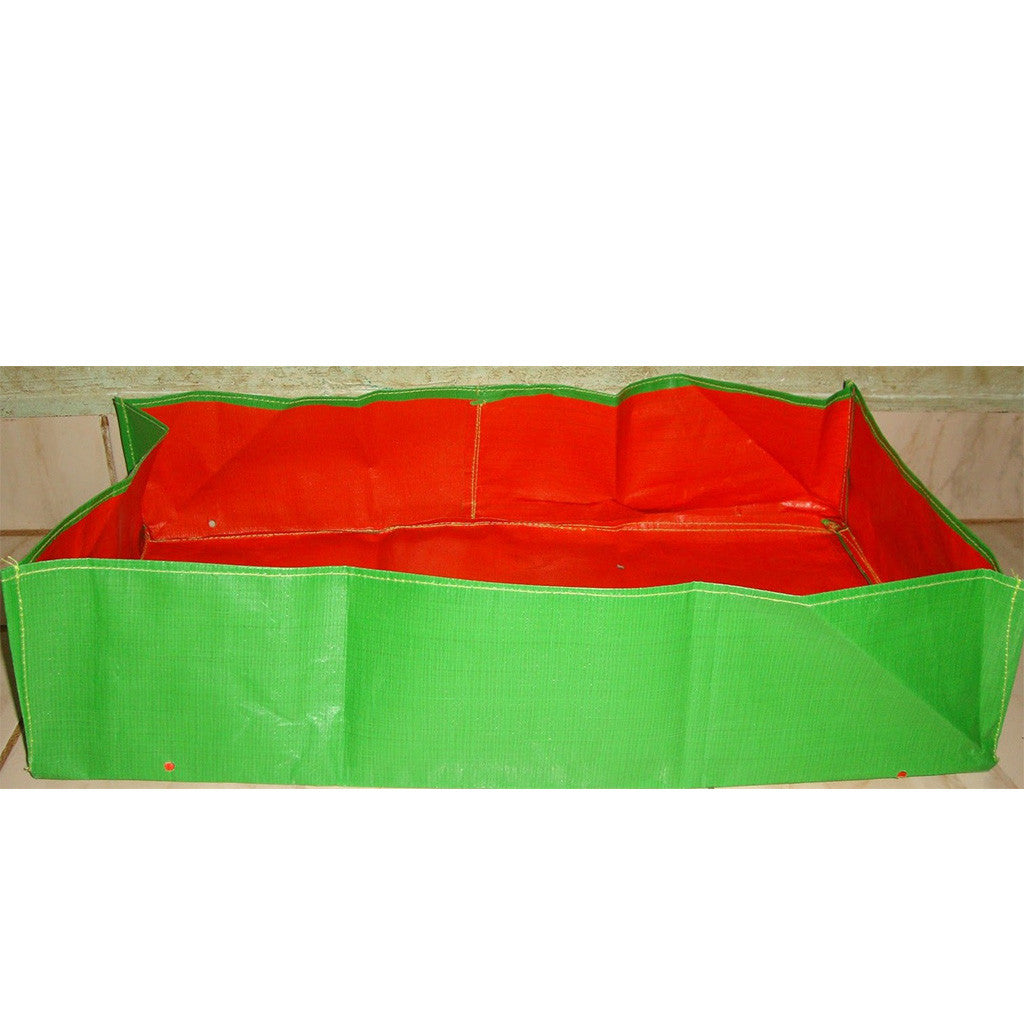 HDPE Rectangular Grow Bag 60x24x12 inch (Growbag with ABS Coated Pipe Stand  60
