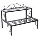 2 Tier Step Metal Stand