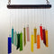 Suncatcher Rainbow Strip Stained Glass Windchime