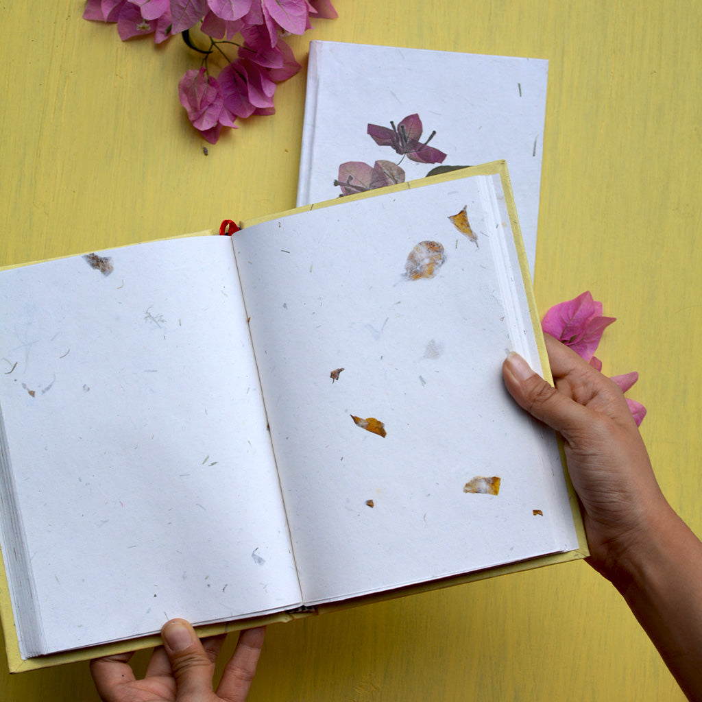 A Bougainvillea Memoir Pressed Flower Diary - myBageecha