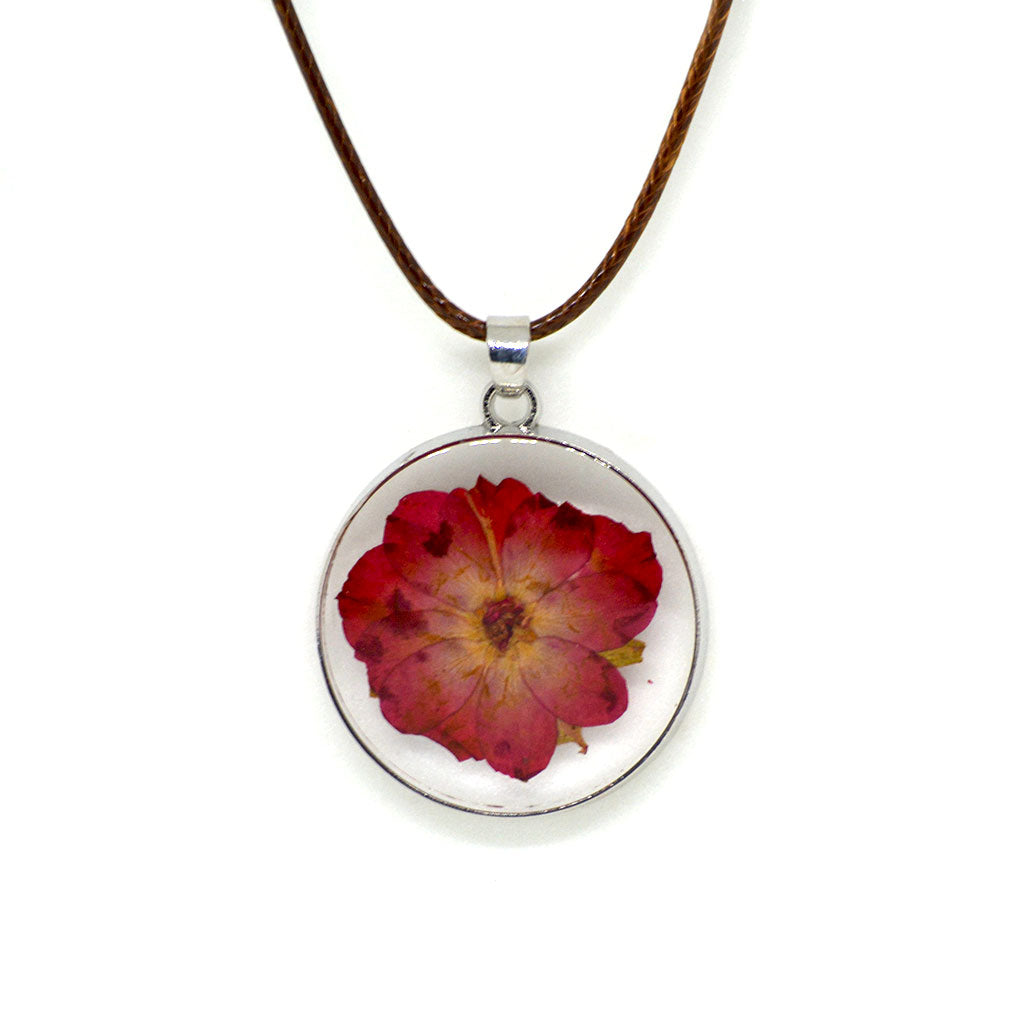 A Wild Rouge Real Dried Flower Necklace - myBageecha