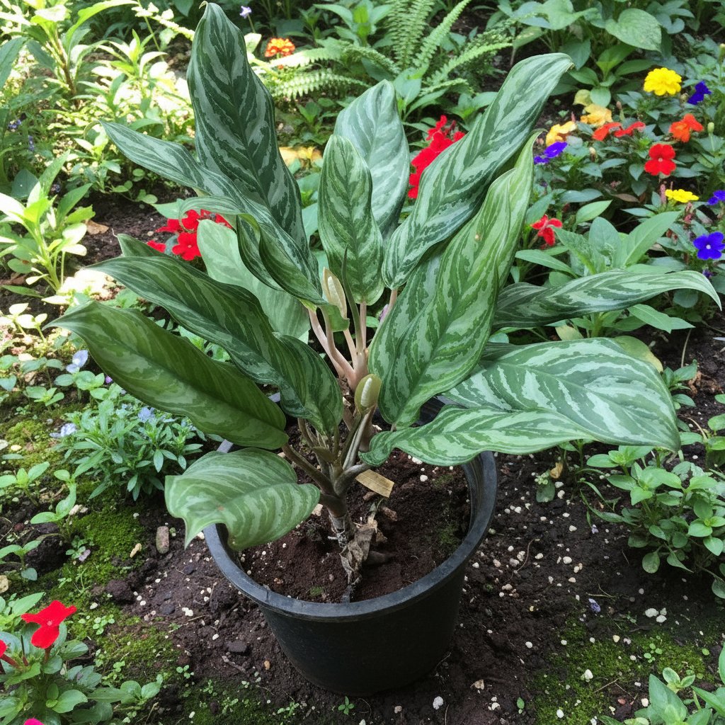 Aglaonema Crispum Plant – Indoor Air Purifying Evergreen Foliage – myBageecha