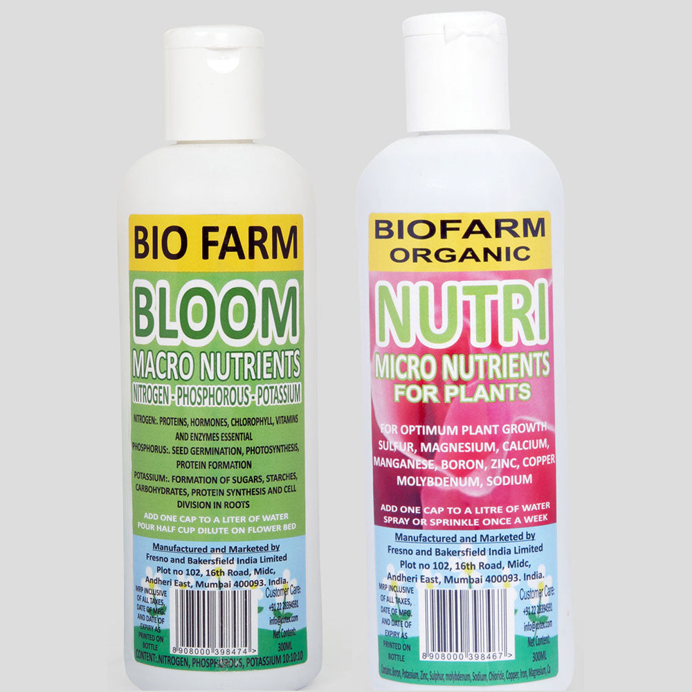 Bio Farm-Bloom & Nutri (Macro & Micro Nutrient Combo Pack) - myBageecha