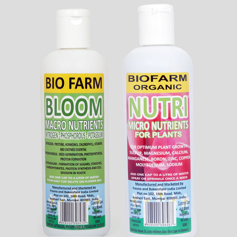 Bio Farm-Bloom & Nutri (Macro & Micro Nutrient Combo Pack)