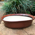 Bonsai Oval Ceramic Planter