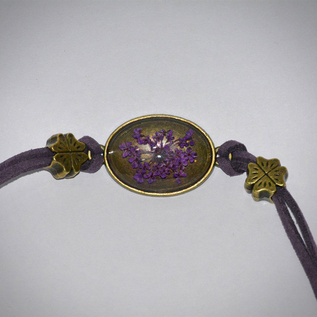 Charmed Cameo Real Dried Flower Bracelet - myBageecha