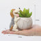 Cute Playful Dog Resin Succulent Pot