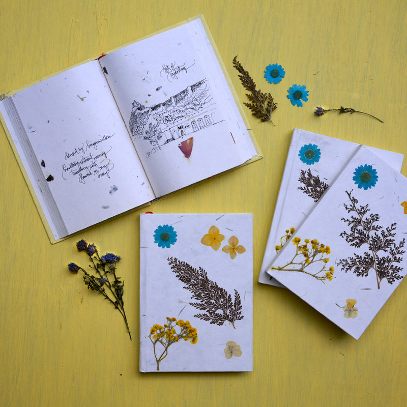 A Flick of Magic Pressed Flower Diary