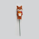 Cute Fox Resin Garden Stick (Set of 2)