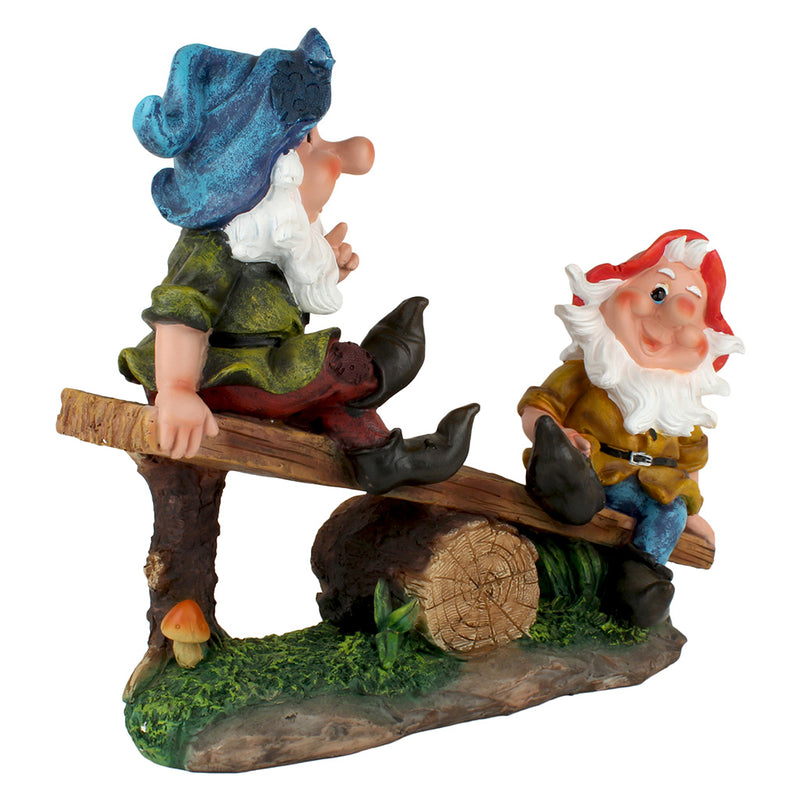 Gnomes on See-Saw Decor