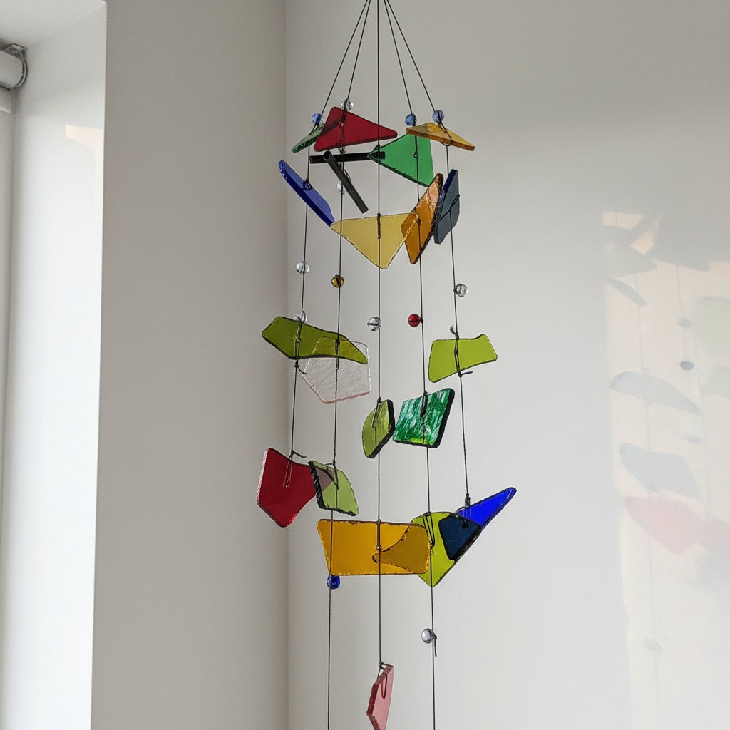 Happy Upcycled Windchime - myBageecha
