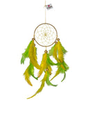 Dream Catcher  Green and Yellow Hanging