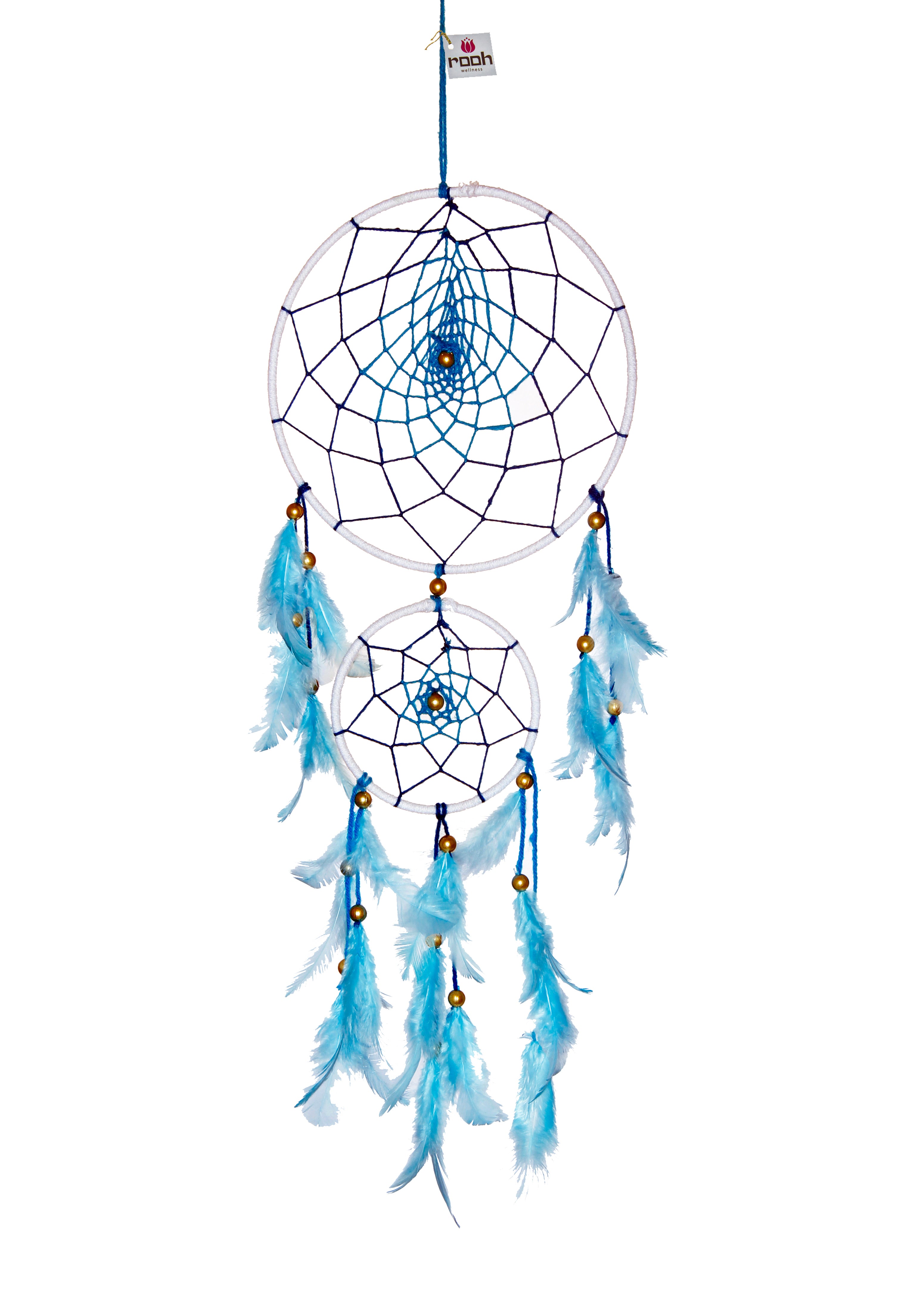 Dream Catcher  Blue and White (Large) - myBageecha