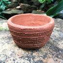 Set of 4 Round Bonsai Terracotta Pots