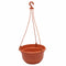 Set of 3 : Hanging Terracotta Pot
