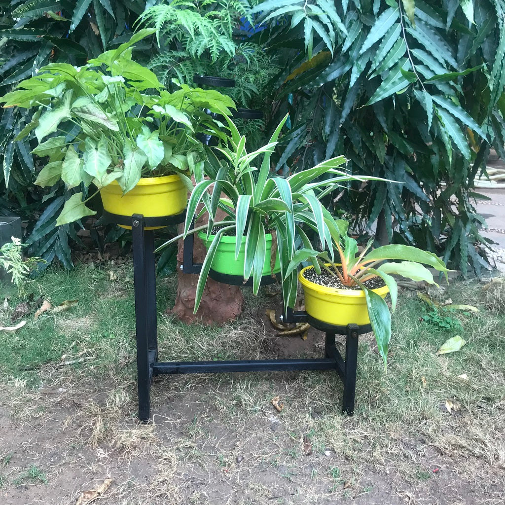 DIY - Horizontal Flower Pot Stand - myBageecha