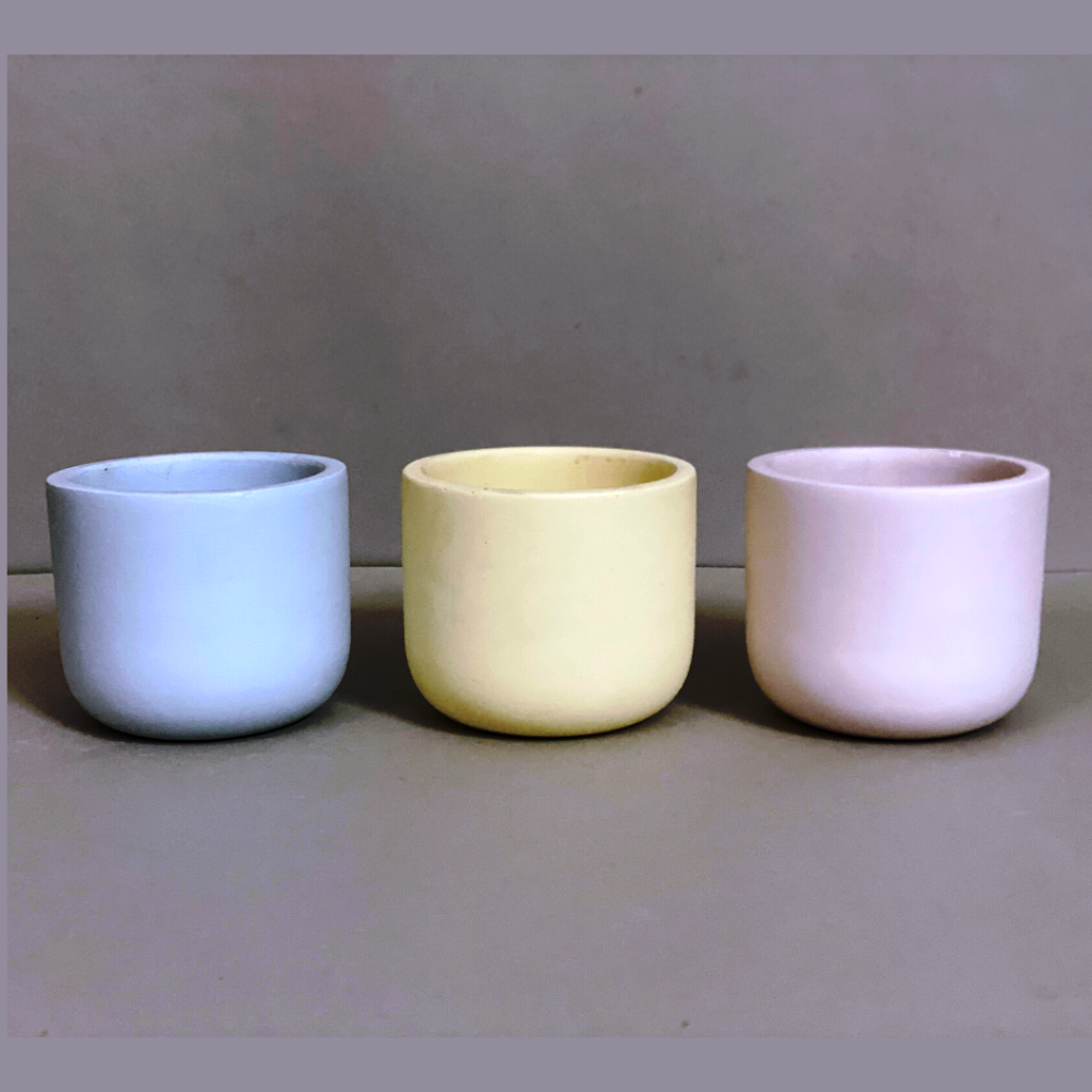Set of 3 Kyna 4'' Terracotta Pot - myBageecha