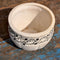 Medium Cross-Lined Ceramic Pot Garden Essentials myBageecha - myBageecha