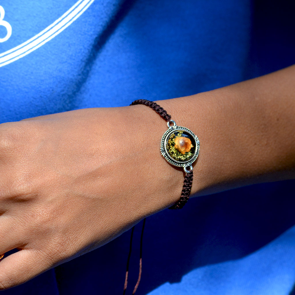 Precious Possession Real Dried Flower Bracelet