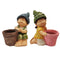 (Set of 2) Boy-Girl Shape Pots, Planter