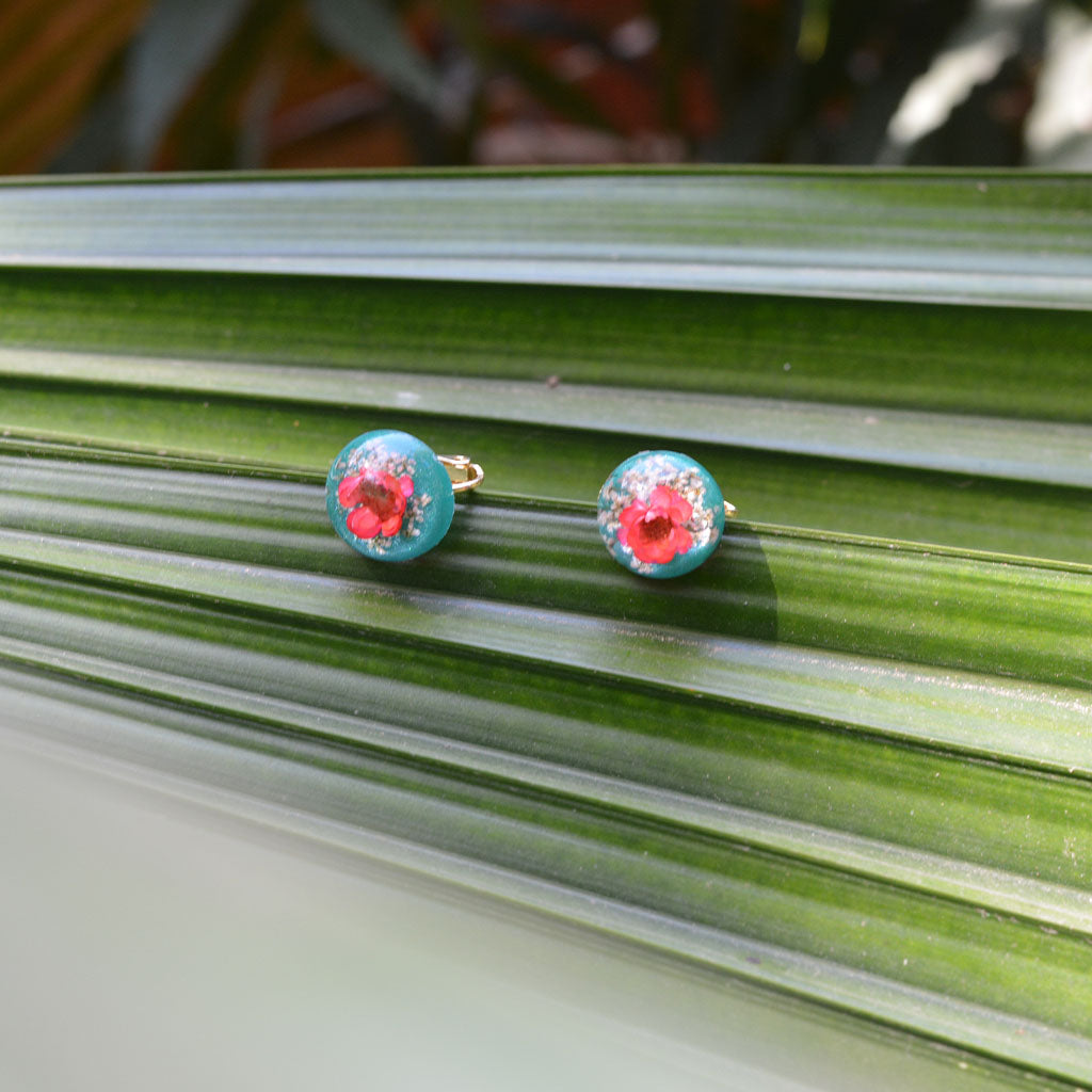 Ritzy Sprig Real Dried Flower Earrings - myBageecha