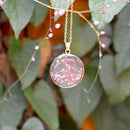 Speckled Embellishment Necklace