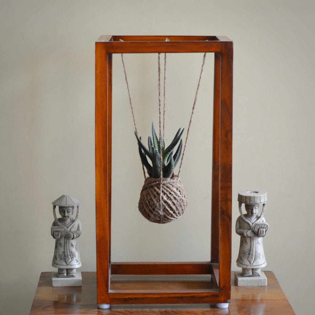 Kokedama Accessories - Cuboid Stand - myBageecha