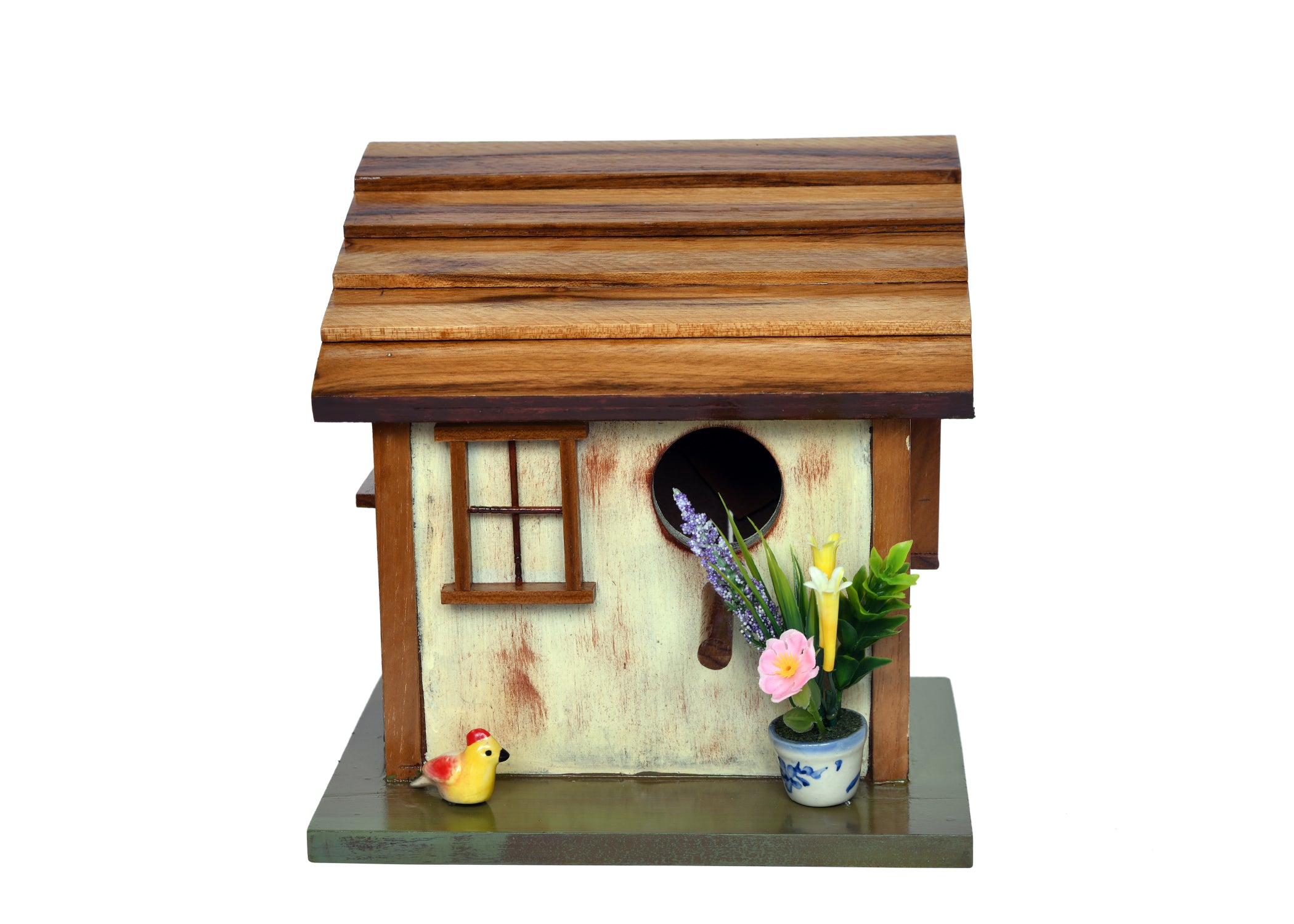 Cute House Wooden Bird Nest - myBageecha