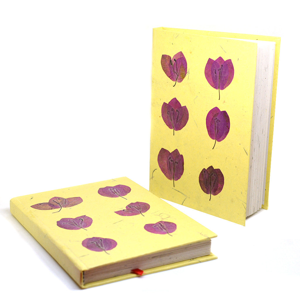 Tessellated Bougainvillea Pressed Flower Diary - myBageecha