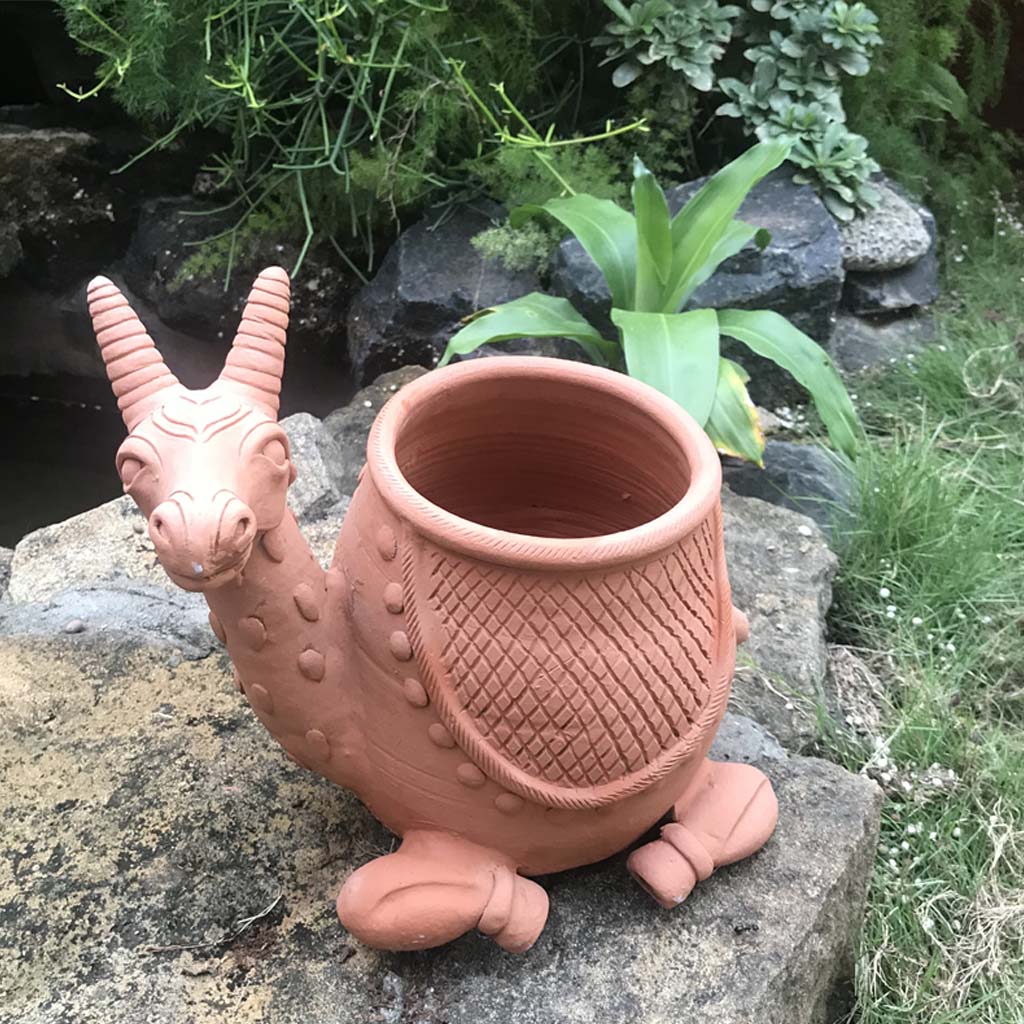 Deer Terracotta Pot - myBageecha