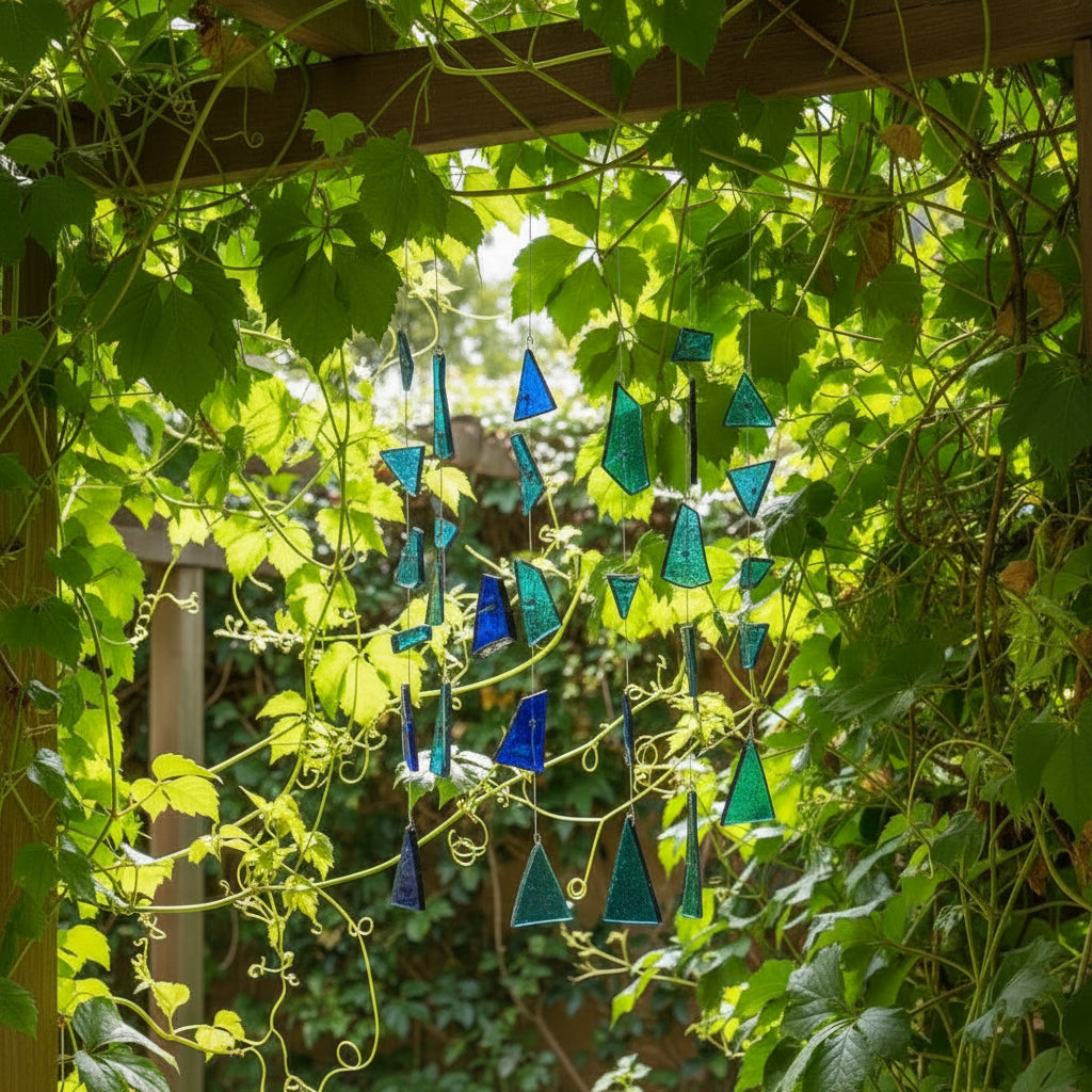 Upcycled Glass Windchime - myBageecha