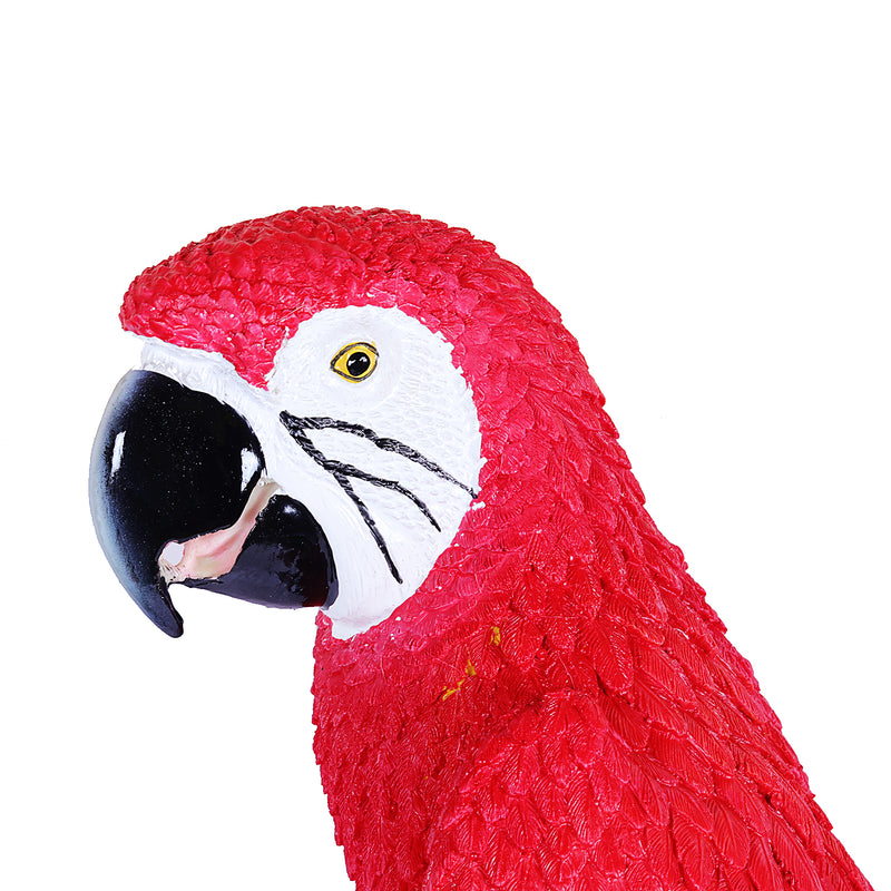 Big Parrot Decor In Red