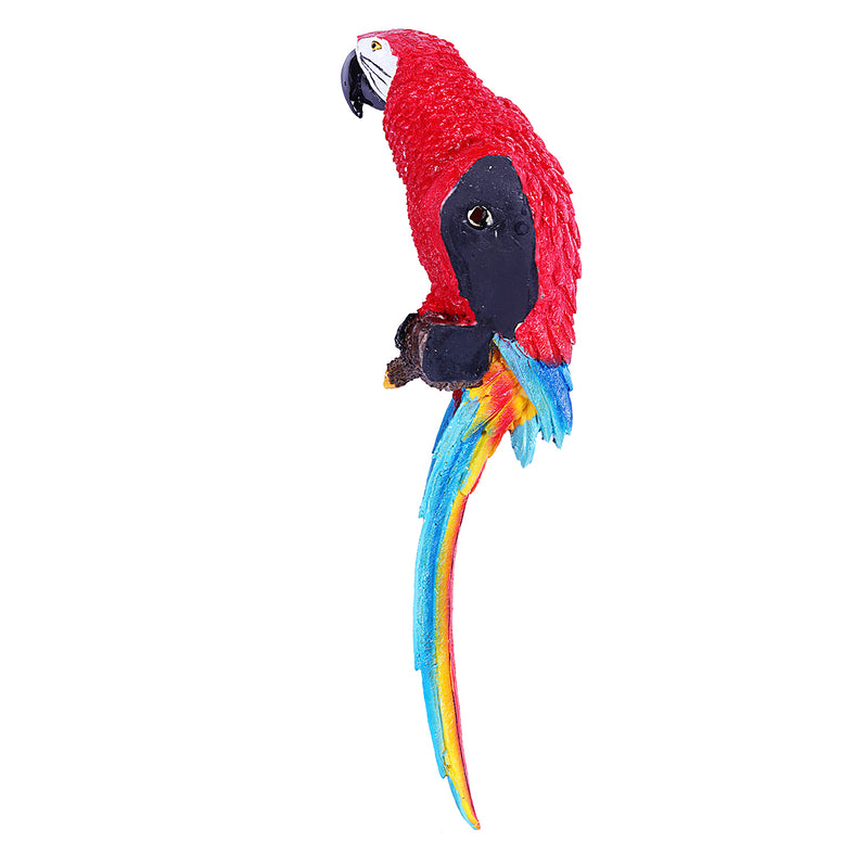 Red Parrot Decor In Red