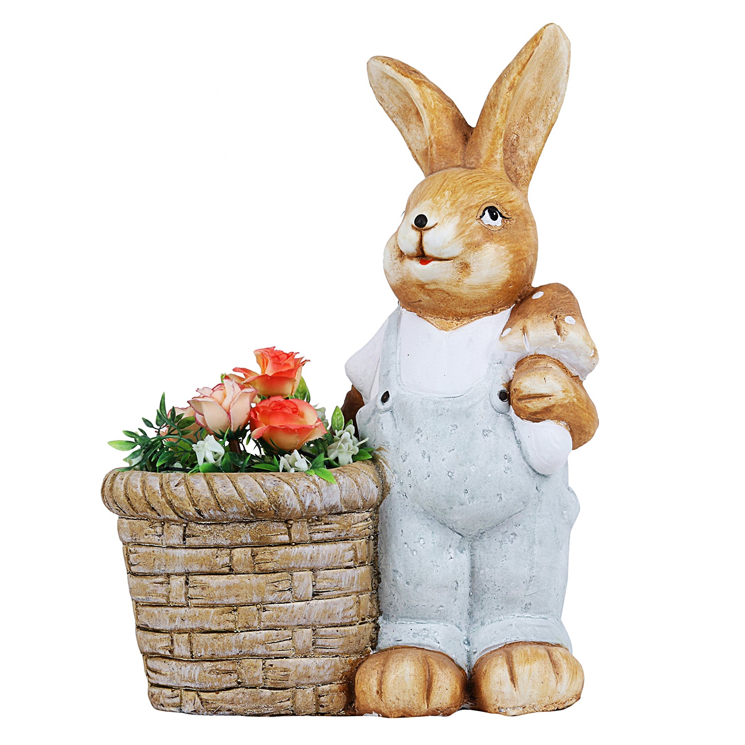 Bunny Rabbit with Mushroom Planter - myBageecha